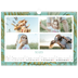 Calendrier photo A3 — Papier peint floral [Mars]