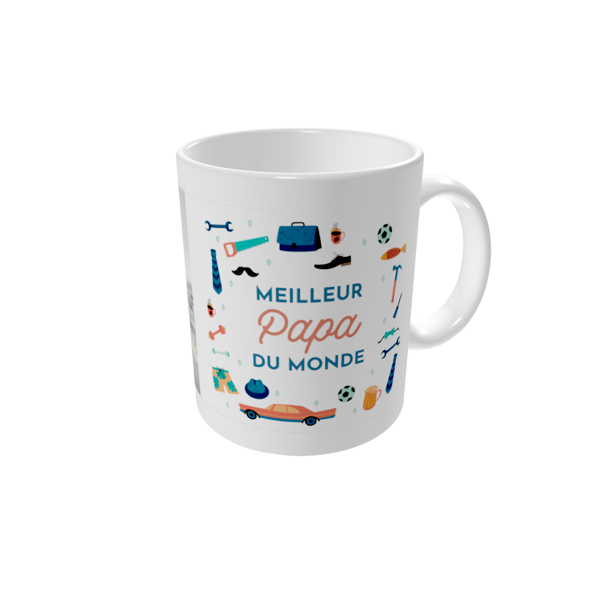 Mug personnalisé — La boîte à outils de Papa