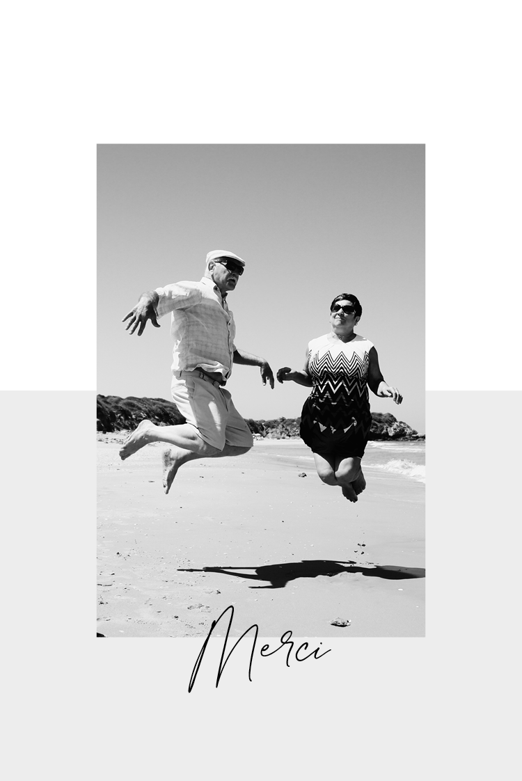 Carte de remerciement — Remerciements gris