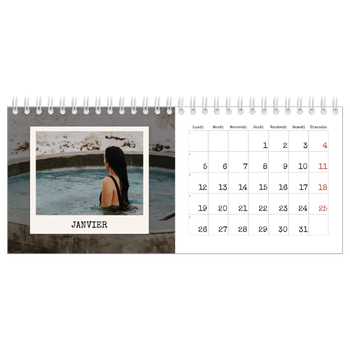 Calendrier de bureau — L'édition portrait