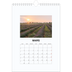 Calendrier photo A4 (20 x 30 cm) — Simple photo [Mars]