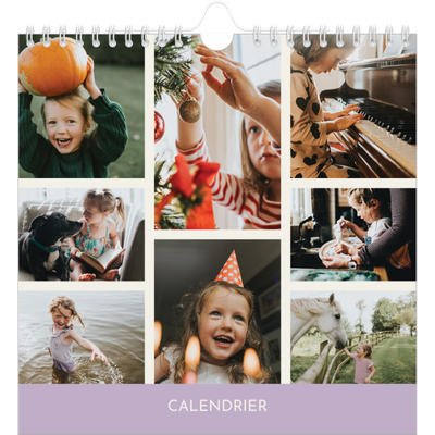 Calendriers annuels carré — Chapitres pastel [couverture]