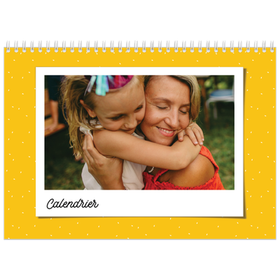 Calendrier photo A4 double (30 x 40 cm) — Cliché rétro pop [couverture]