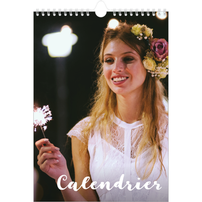 Calendrier photo A4 (20 x 30 cm) — Superposition pinceau [couverture]