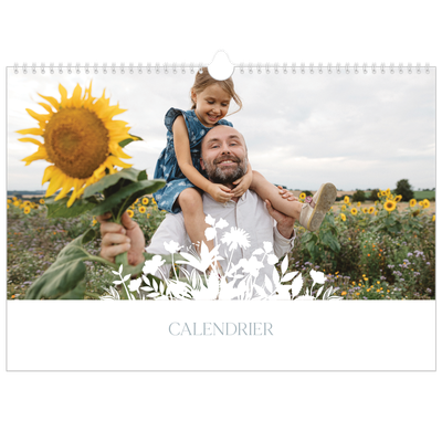 Calendrier photo A3 — Invitation champêtre [couverture]