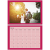 Calendrier photo A4 double (30 x 40 cm) — Panel de couleur [Février]