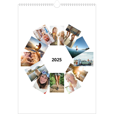 A3 Calendrier annuel — Diaporama asymétrique [couverture]