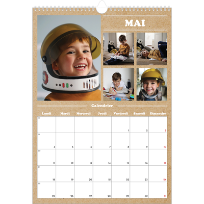 A3 Calendrier annuel — Chronique de l'année [couverture]