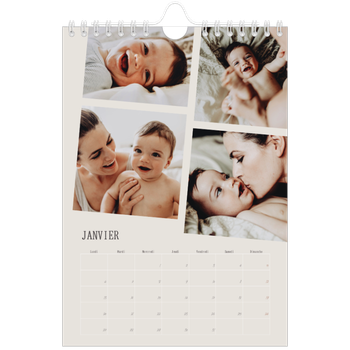 Calendrier photo A5 — Souvenirs en mouvement