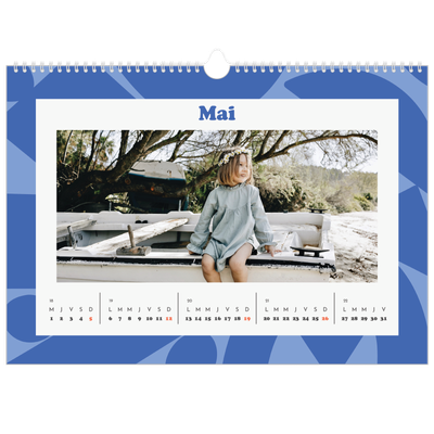 Calendrier photo A3 — Jeu de motifs [couverture]