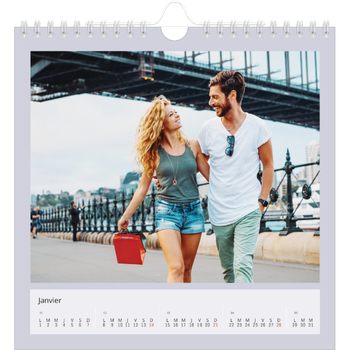 Calendrier photo carré — Un monde en couleur