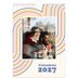 Calendrier photo A4 (20 x 30 cm) — Rayures rétros [couverture]