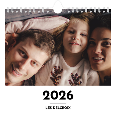 Calendriers annuels carré — Projecteur sur les lettres [couverture]