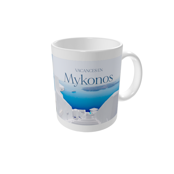 Mug personnalisé — Mijn carnet de voyage - Mykonos