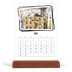 Calendrier de bureau support bois - portrait  — Instants d'album photo [Mars]