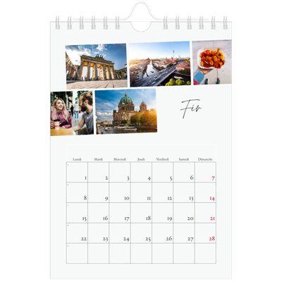 Calendrier photo A5 — Escapade citadine [Février]