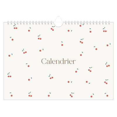 Calendrier photo A4 — Cerise sur le bonheur [couverture]