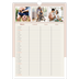 Calendrier familial A3 — Agenda palette naturelle - Famille de 3 [Mars]
