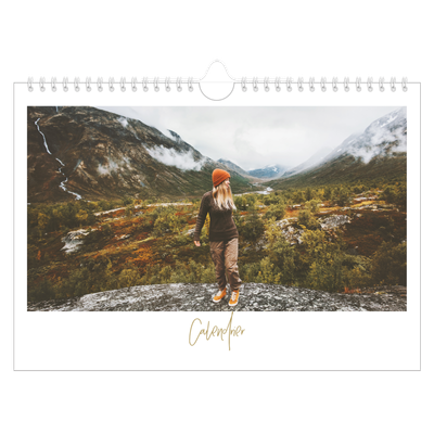 Calendrier photo A4 — Manuscrit [couverture]