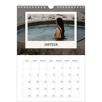 Calendrier photo A4 — L'édition portrait