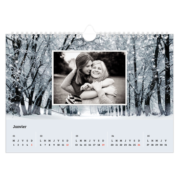 Calendrier photo A4 — Saison en immersion