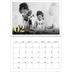 Calendrier photo A4 double (30 x 40 cm) — Larges numéros brillants [Février]