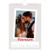 Calendrier photo A5 — Signature carmin [Février]