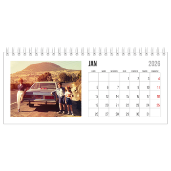 Calendrier de bureau — Texte abrégé