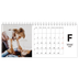 Calendrier de bureau — Projecteur sur les lettres [Février]