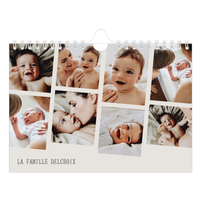 Calendrier photo A5 — Souvenirs en mouvement [couverture]