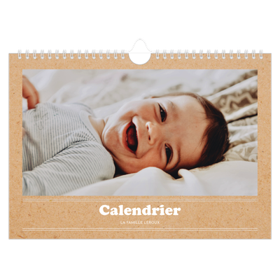 Calendrier photo A4 — Chronique de l'année [couverture]