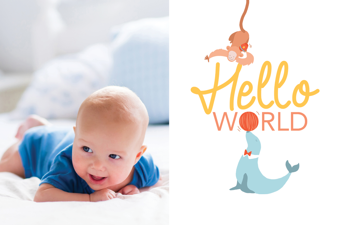 Cartons d'invitation — Animaux rigolos