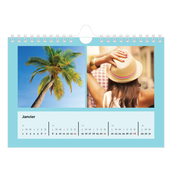 Calendrier photo A5 — Panel de couleur