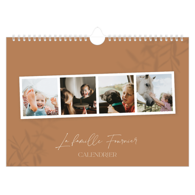 Calendrier photo A4 — Terre à terre [couverture]