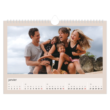 Calendrier photo A4 — Terracotta