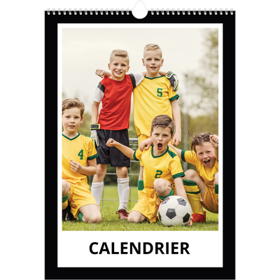 A3 Calendrier annuel — Cadre noir [couverture]