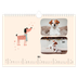 Calendrier photo A4 — Pattes de chien et gribouillis [Mars]