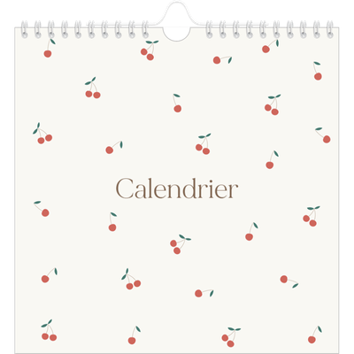 Calendriers annuels carré — Cerise sur le bonheur [couverture]