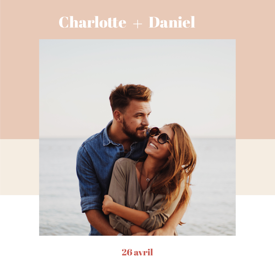 Cartons d'invitation — Rayures pastel