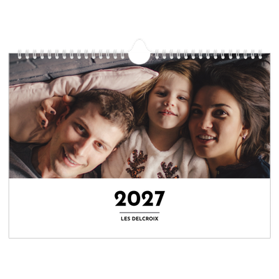 Calendrier photo A4 — Projecteur sur les lettres [couverture]