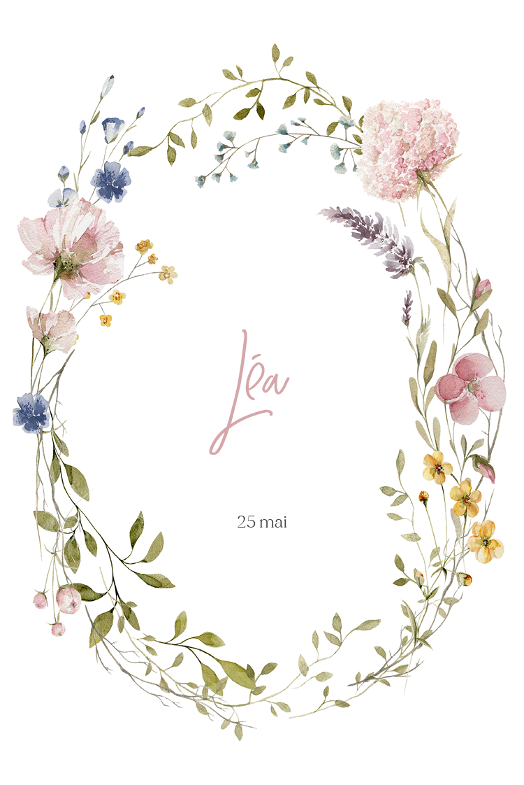 Faire-part & Cartes — Bonheur fleuri