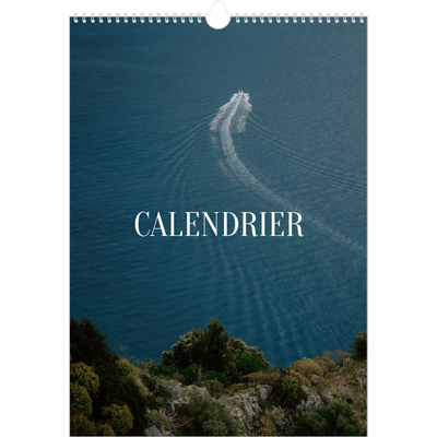 A3 Calendrier annuel — Évasion sans fin [couverture]