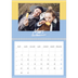 Calendrier photo A4 double (30 x 40 cm) — Papier peint acidulé [Mars]