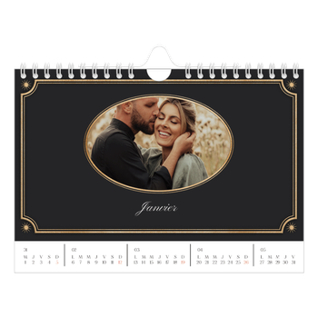 Calendrier photo A5 — Classique vintage