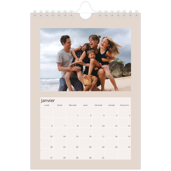 Calendrier photo A5 — Terracotta