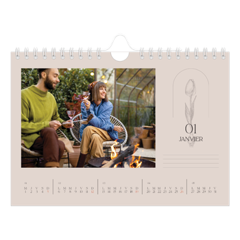Calendrier photo A5 — Simplement botanique