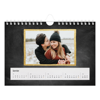 Calendrier photo A5 — Paillete et ardoise