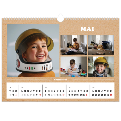 Calendrier photo A3 — Chronique de l'année [couverture]