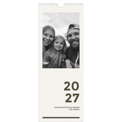 Calendrier mural long  — Contemporain audacieux [couverture]