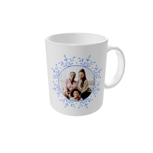 Mug personnalisé — Flocon de neige aquarelle